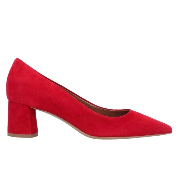 Deimille Red Suede Pump Made in Italy - Picture 3 of 4